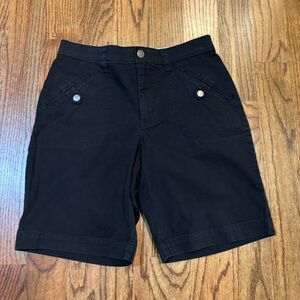 Lee‎ Women's Black Casual Bermudas comfort waistband size 8 medium